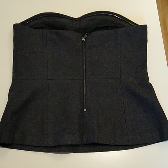 Lord & Taylor strapless top bustier style in 50% wool blend - Picture 5 of 14